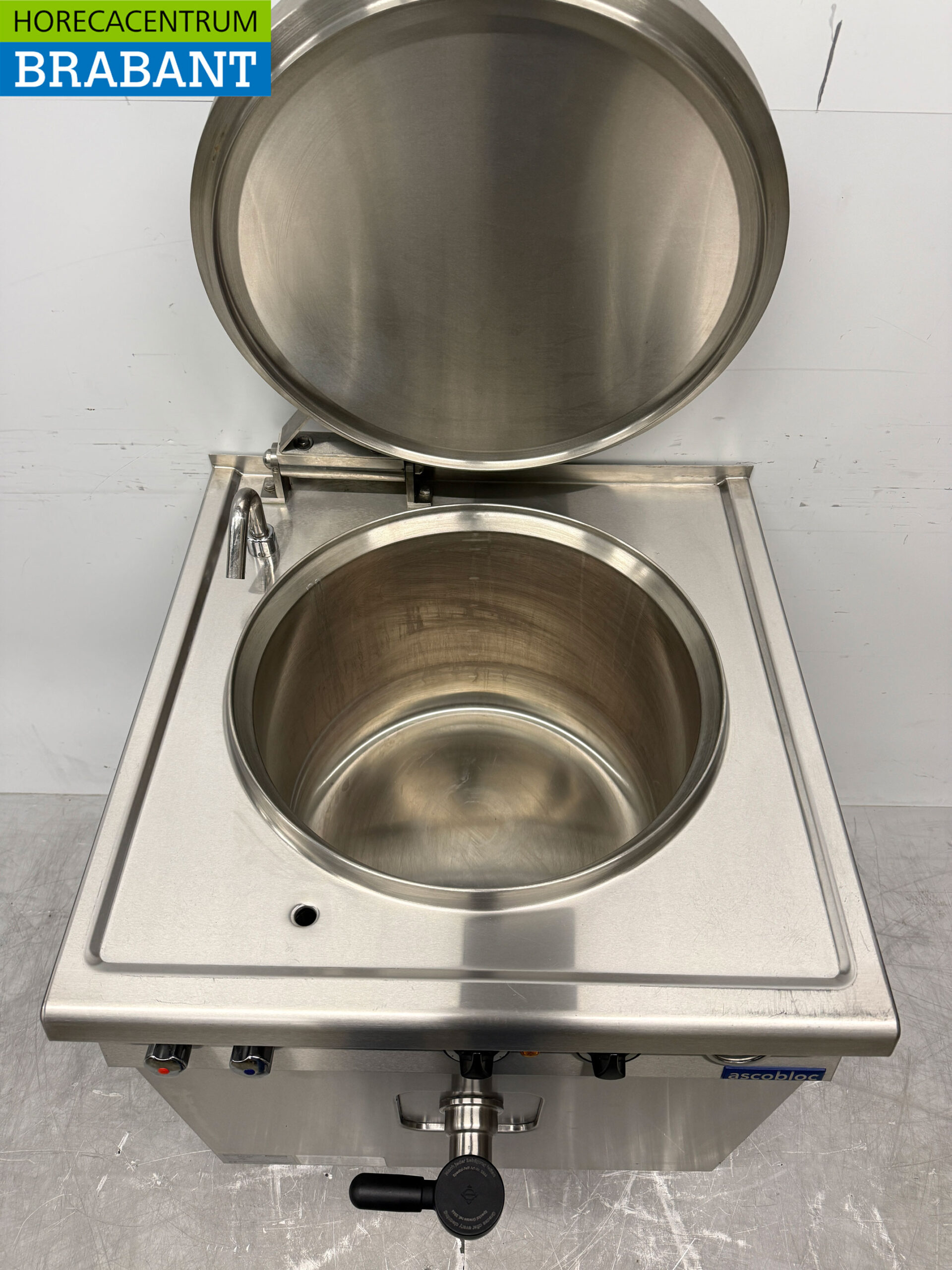 Edelstahl Ascobloc 64 Liter 70 cm 400V Horeca – Bild 5