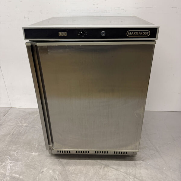 Maxxfrost Edelstahl-Kühlschrank Kühlung 200 Liter 230V Horeca