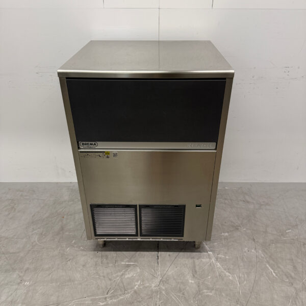 Brema Peeling-Eismaschine aus Edelstahl 153 kg pro Tag Bunkerkapazität 55 kg 230V Horeca