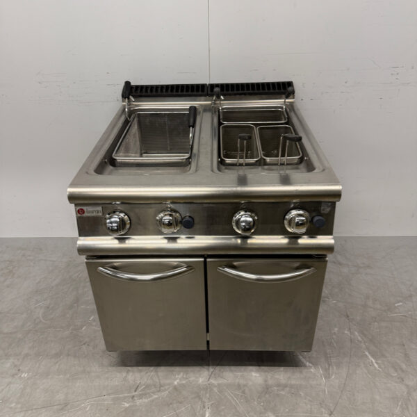 Edelstahl Baron Nudelkocher mit Körben 80 cm GAS Catering