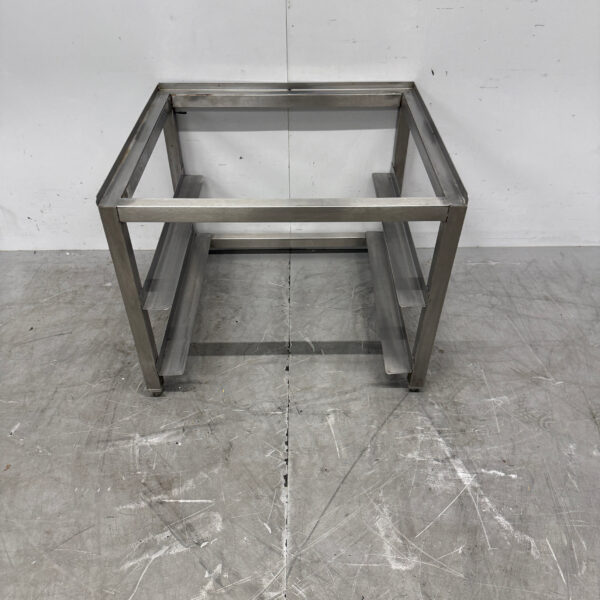 Spülmaschinensockel aus Edelstahl mit Ablage 60 x 55 x 46,5 cm Horeca