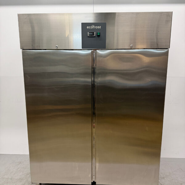 Ecofrost Doppeltüriger Gefrierschrank aus Edelstahl 1185 Liter 230V Horeca