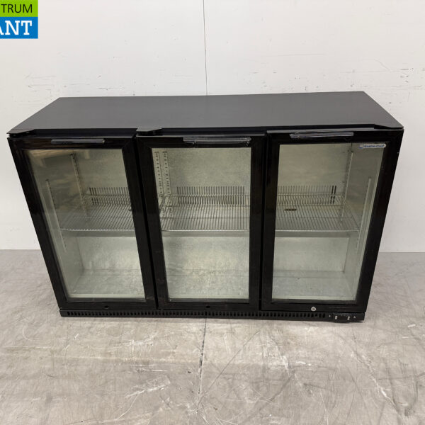 Gastrocool Bar Cooler 3 Glas-Scharniertüren 135 cm 230V Horeca