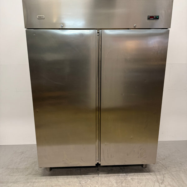 Edelstahl Zanussi Zweitüriger Kühlschrank 1400 Liter 230V Horeca