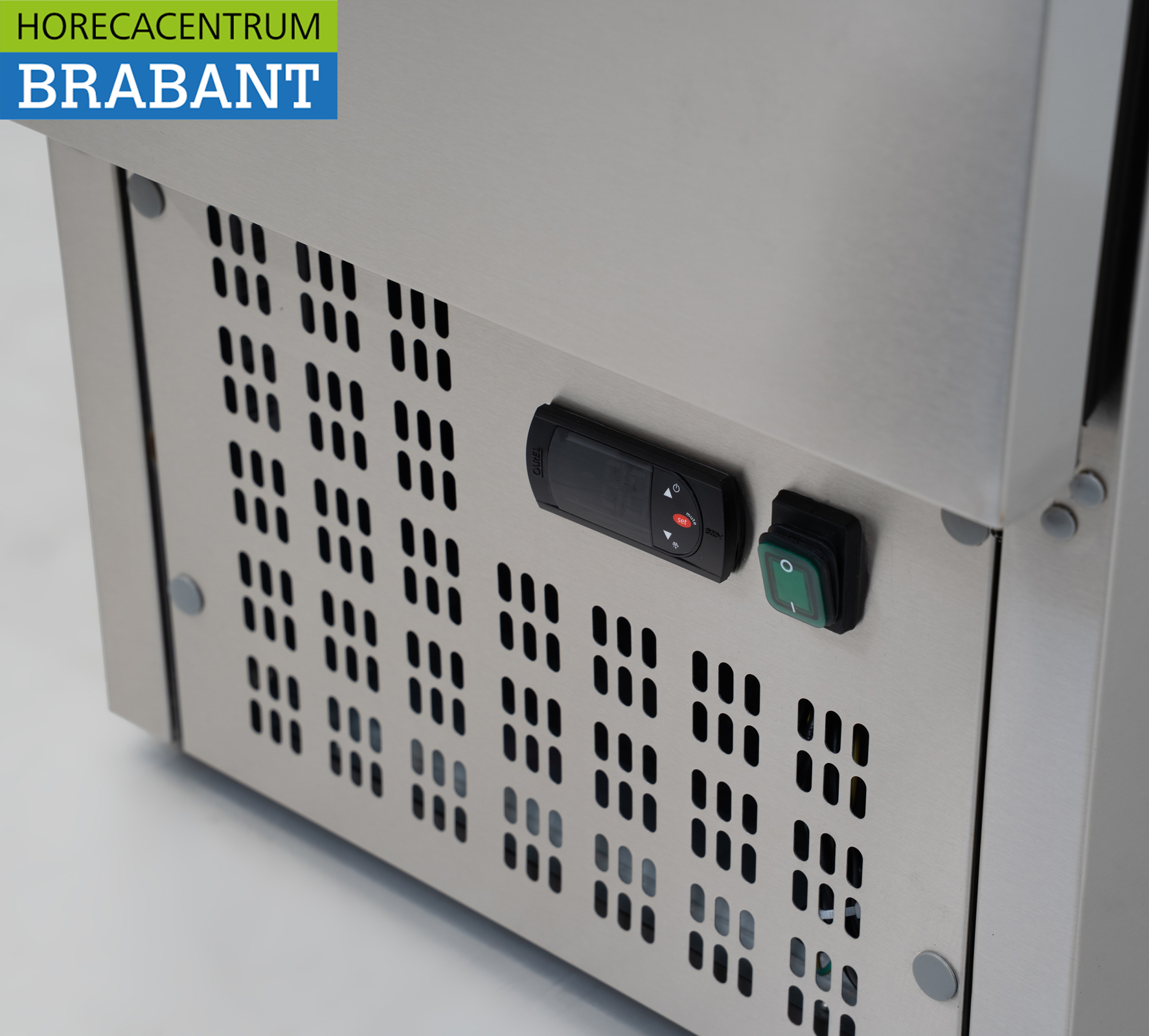 HCB Edelstahl-Kühlwerkbank 2 Schubladen 1/1 GN 43,5 cm 230V Horeca – Bild 8