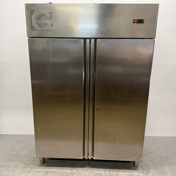 Doppeltüriger Kühlschrank aus Edelstahl 1400 Liter 230V Horeca