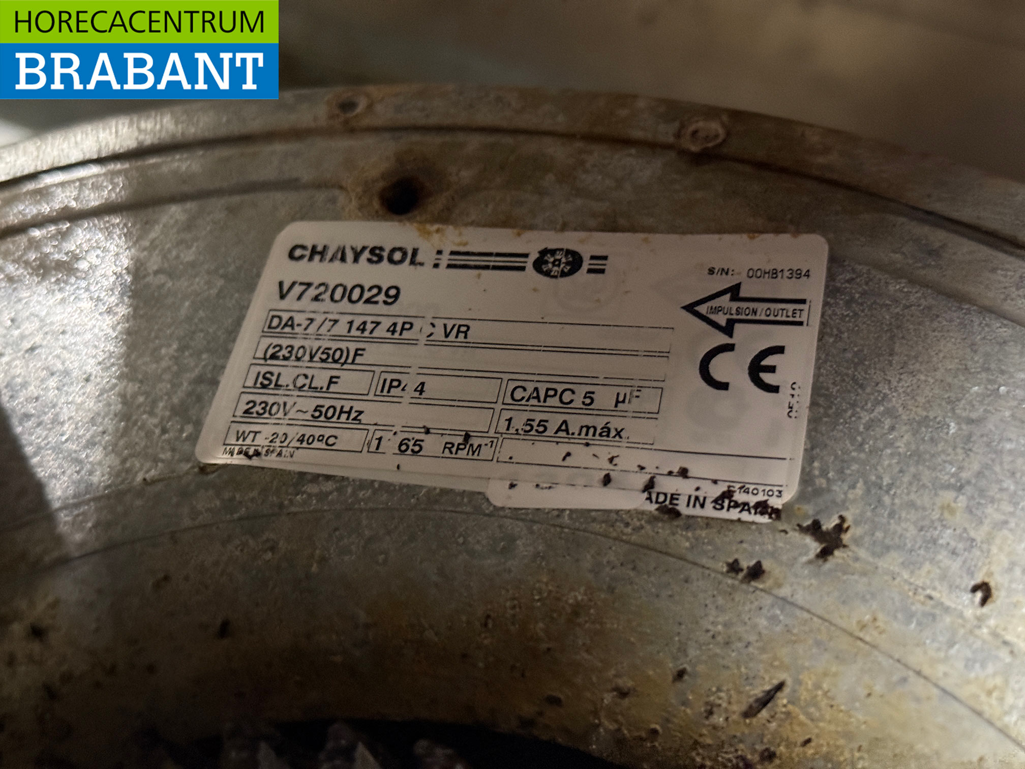 Aluminium Dunstabzugshaube mit Motor geneigt Modell 150 cm 230V Horeca – Bild 4