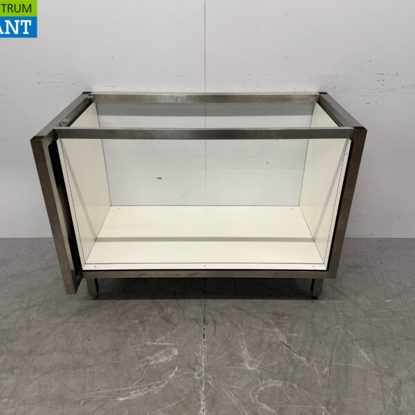 Edelstahl Fahrgestell 119,5 x 68,5 x 87 cm Horeca