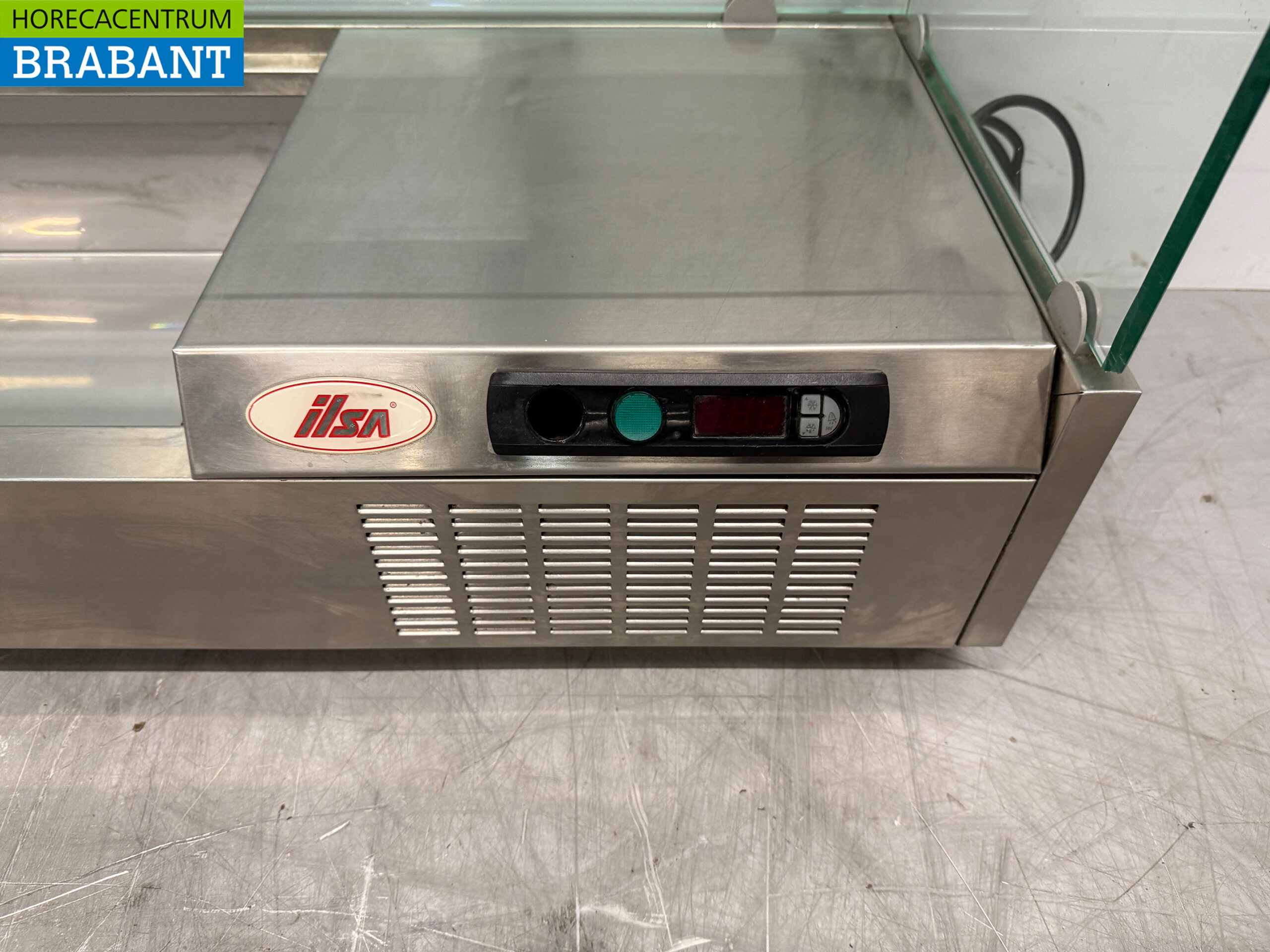 Edelstahl Ilsa Thekenvitrine Thekenvitrine saladière 6 x 1/3 140 cm 230V Horeca – Bild 4