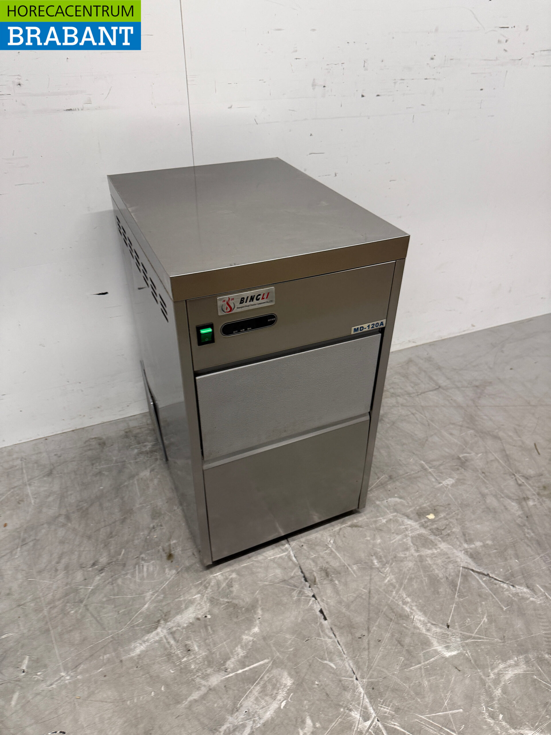 Edelstahl Peeling-Eismaschine 20 kg p/d 230V Horeca – Bild 3