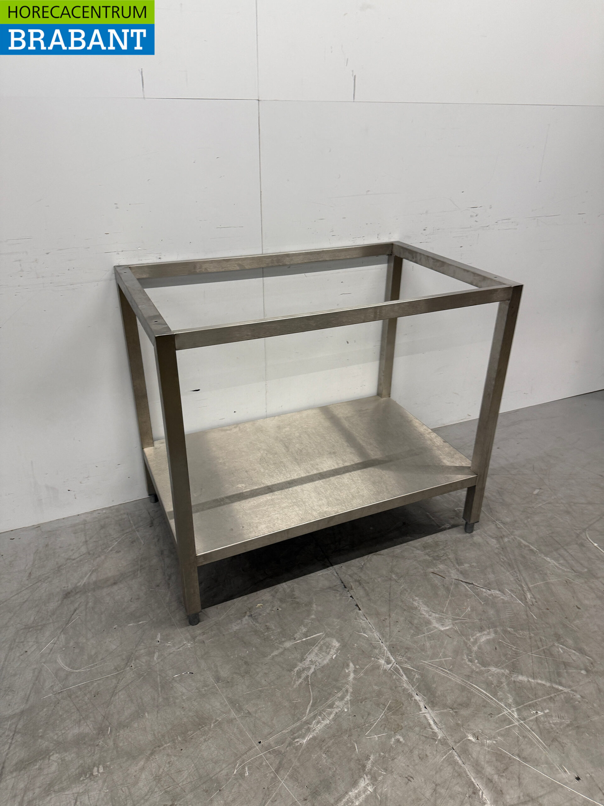 Edelstahlsockel mit Untergestell 100 x 63 x 86,5 cm Horeca – Bild 3