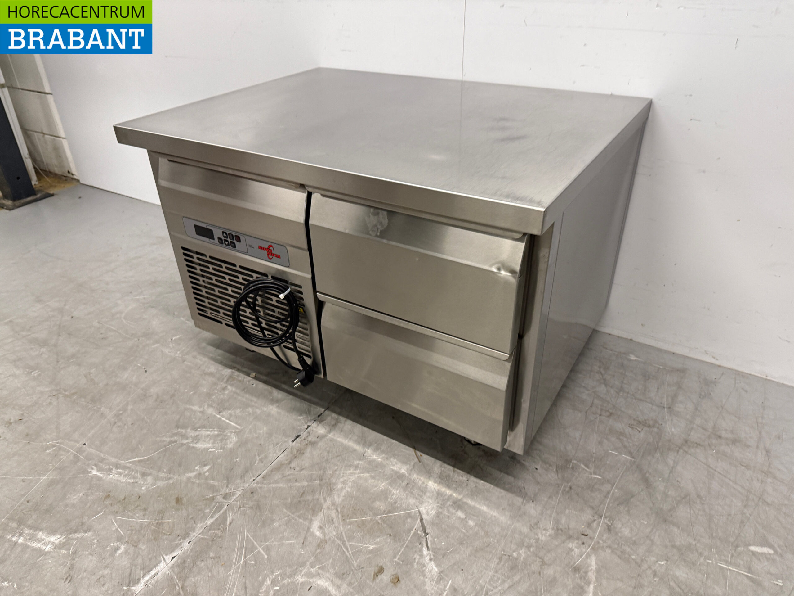 Nova Meta Kühltheke aus Edelstahl 2 Schubladen 94 cm Horeca – Bild 2