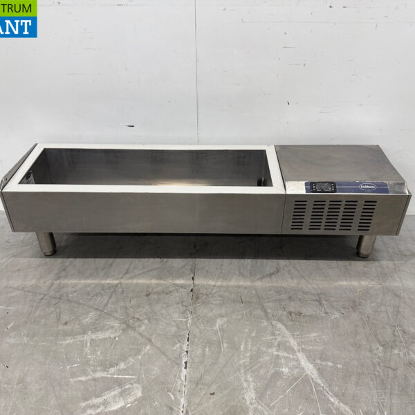Edelstahl Rubbens Top-up-Vitrine Top-up-Kühlvitrine saladière 5 x 1/4 GN 132 cm Horeca