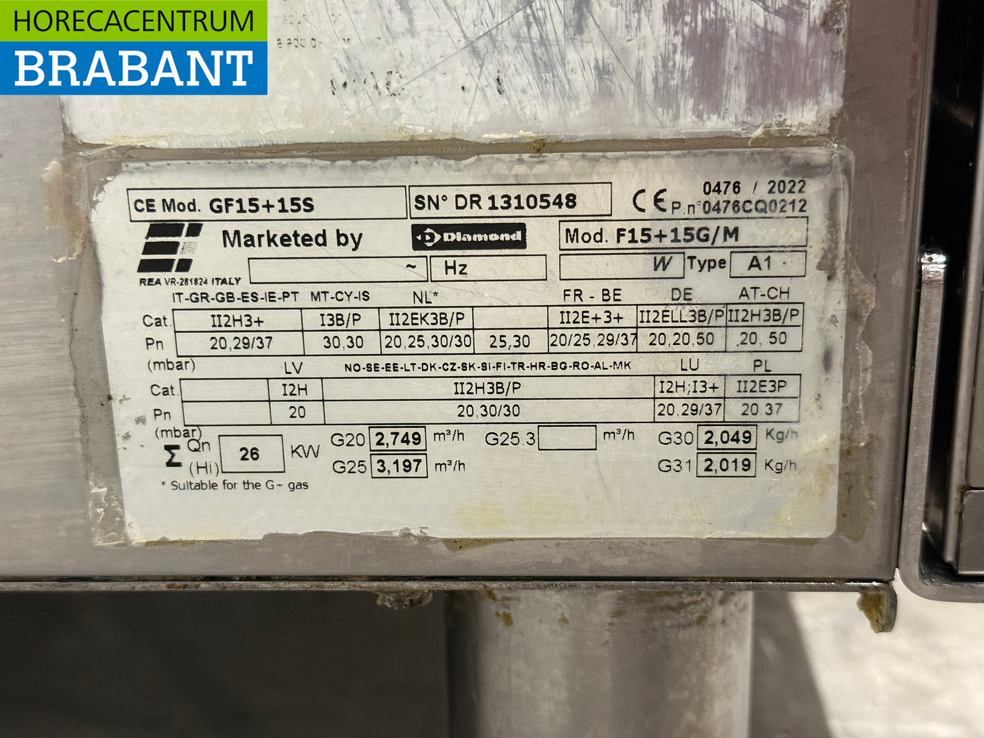 Edelstahl Diamond Doppelfritteuse 2 x 15 Liter GAS Catering – Bild 6