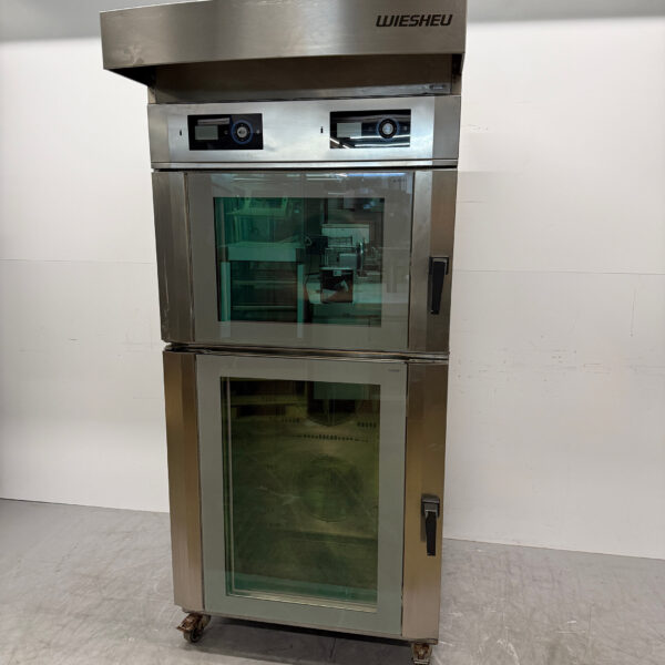 Edelstahl Wiesheu Heißluftofen Ladenbackofen 15 x 60/40 cm 400V Horeca