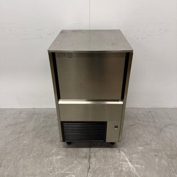 Edelstahl ITV Eiswürfelmaschine 48 kg pro Tag Bunker 15 kg 230V Horeca