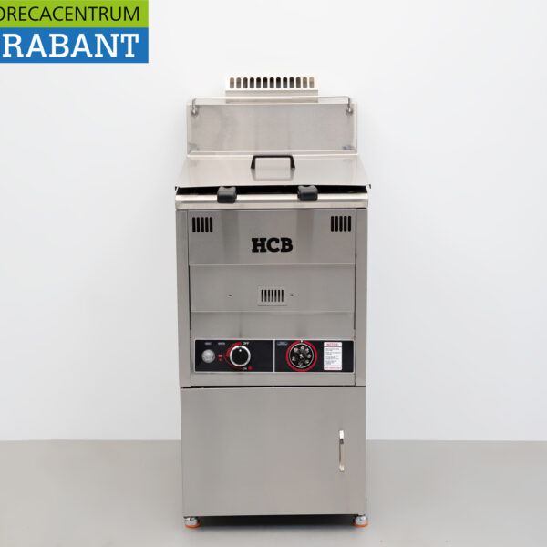 HCB Edelstahl Friteuse Fritteuse 22 Liter PROPAAN Gas Horeca