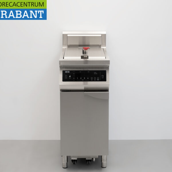 HCB Induktionsfritteuse aus Edelstahl mit Fettfiltersystem 20 Liter 400V Horeca
