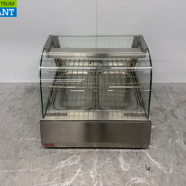 Edelstahl Unis Vitrine 2 x 1/1 GN 230V Horeca