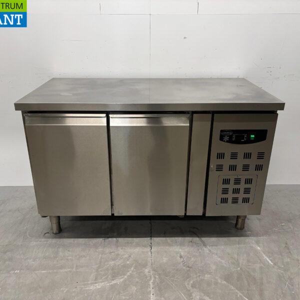 Combisteel Kühltheke aus Edelstahl 2 Türen 136 cm 230V Horeca
