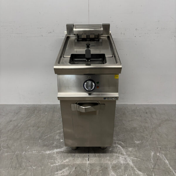 Edelstahl Gico Friteuse 12 Liter 400V Horeca