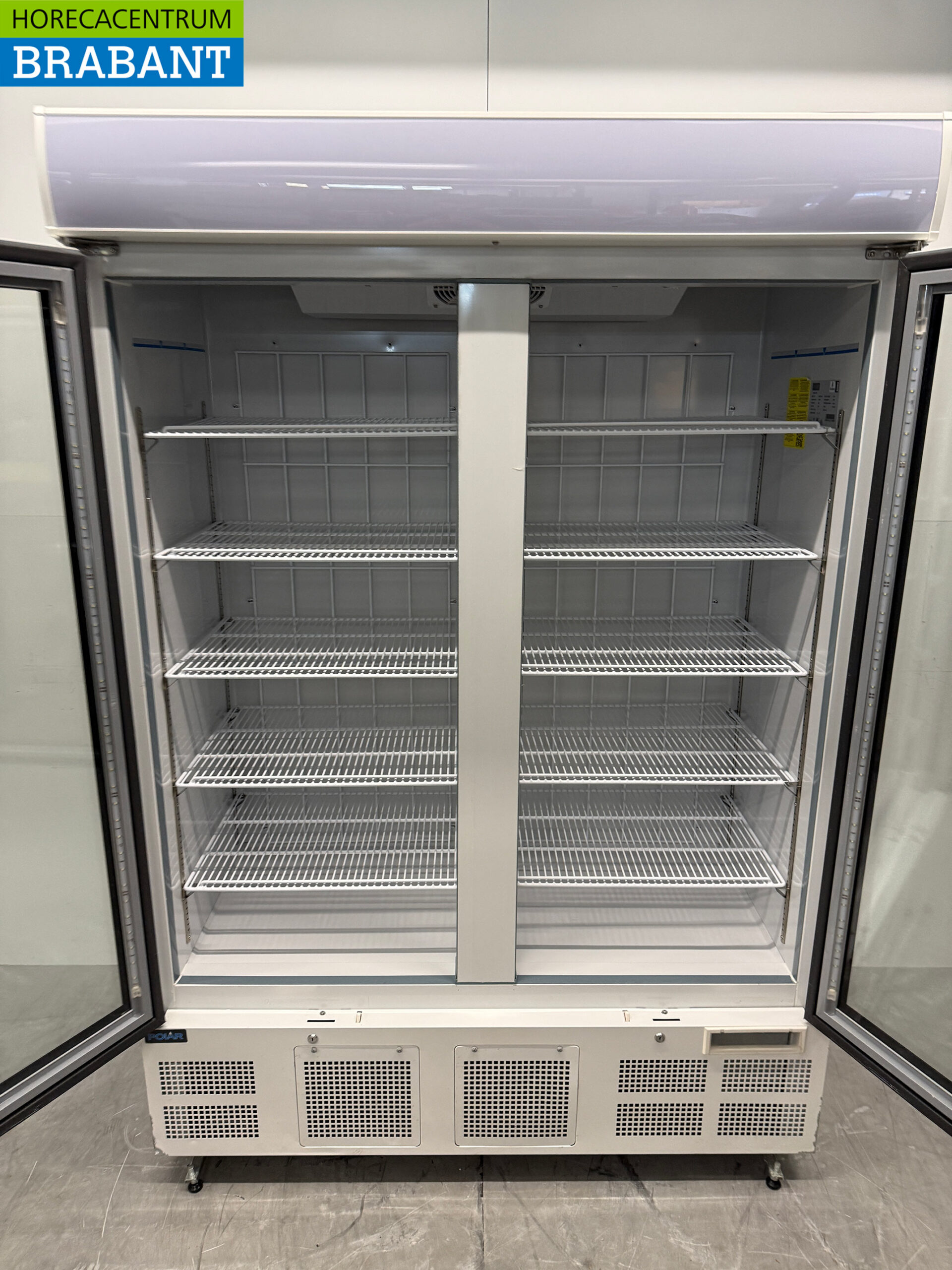 Polar Glastür-Gefrierschrank Gefrierschrank mit Glastüren 920 Liter 230V Horeca – Bild 4