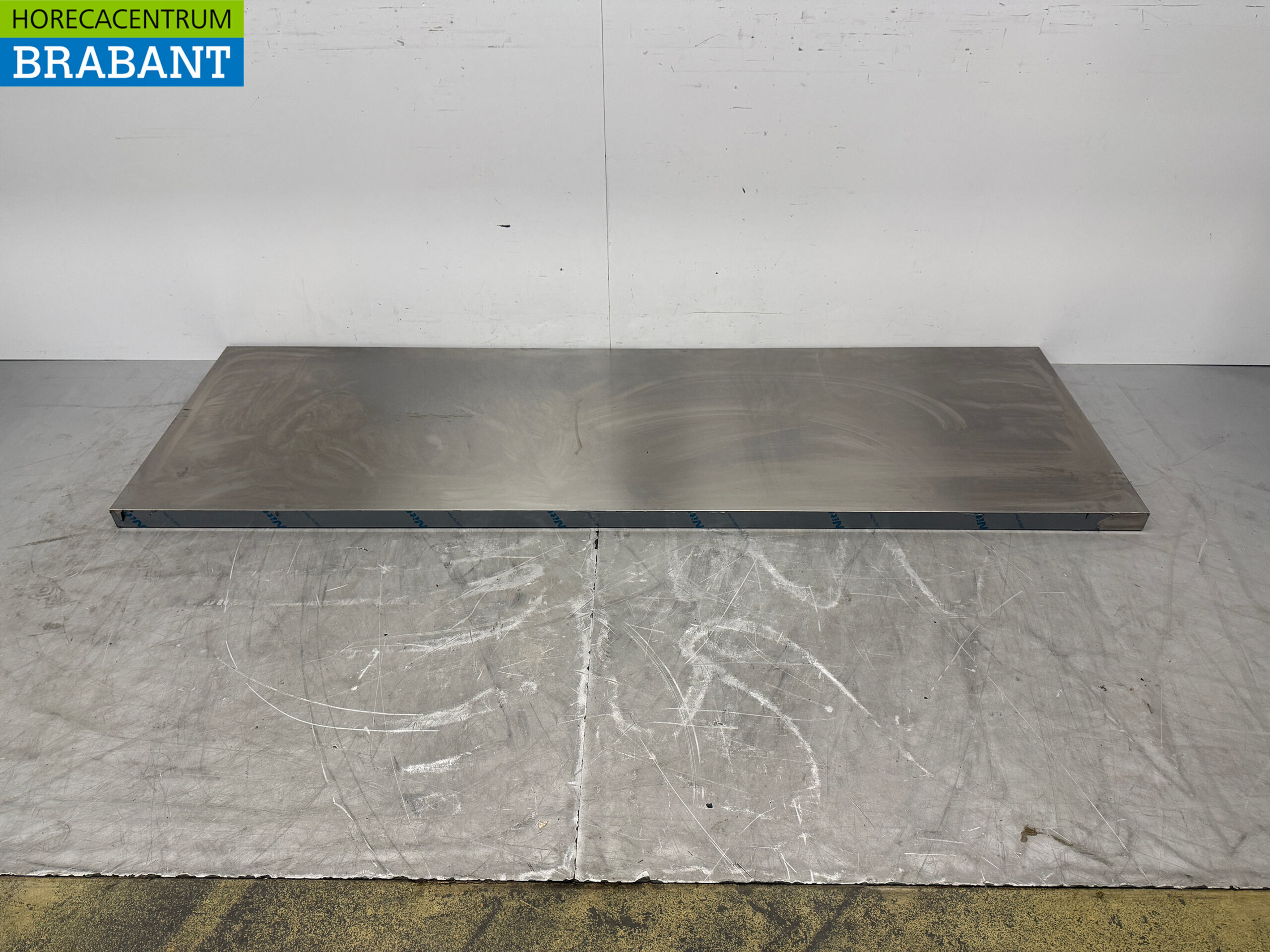 Arbeitsplatte aus Edelstahl 224,5 x 70 cm Horeca