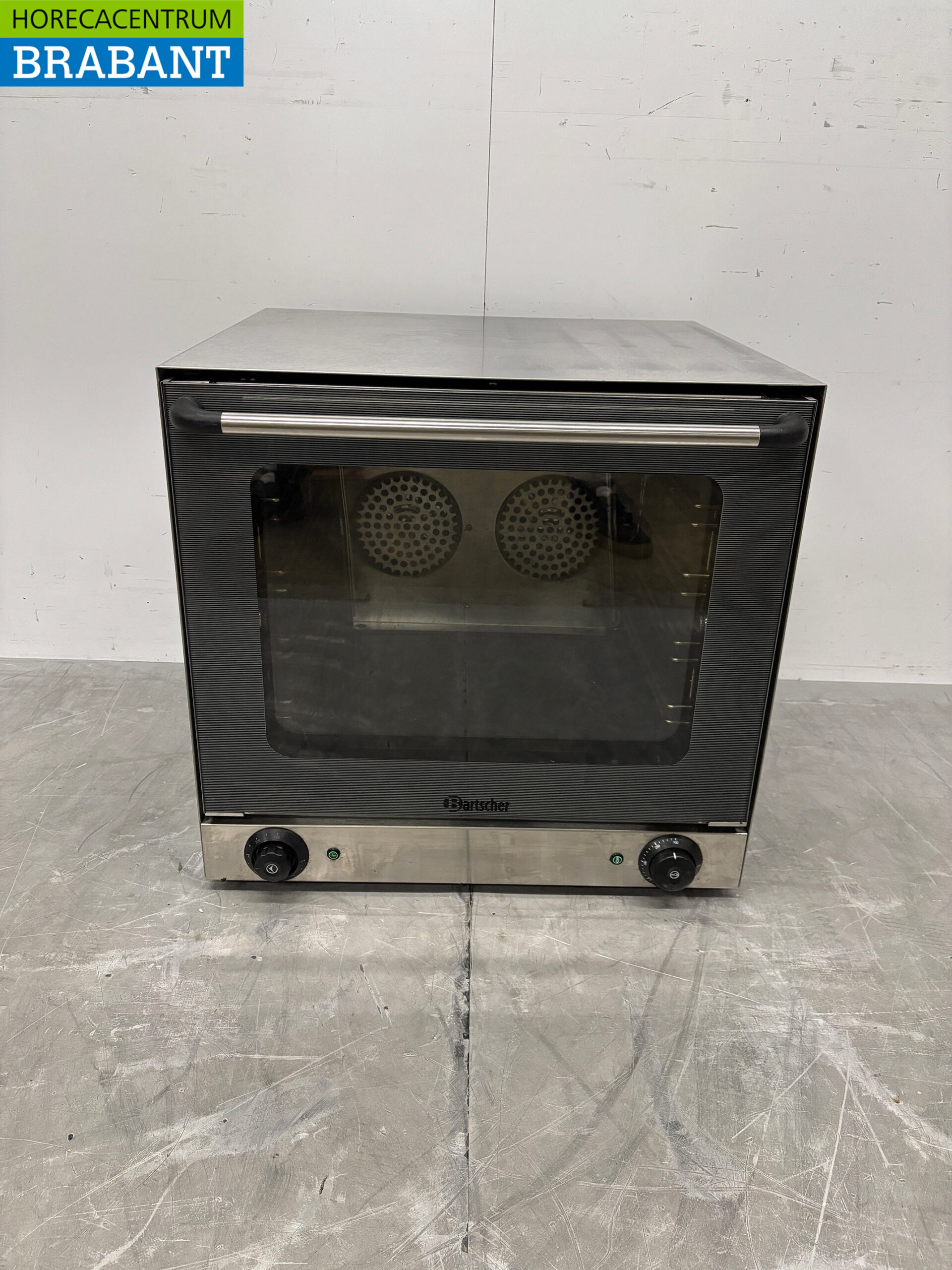 Bartscher Umluftofen aus Edelstahl 4 x 44,5/33 cm 230V Horeca