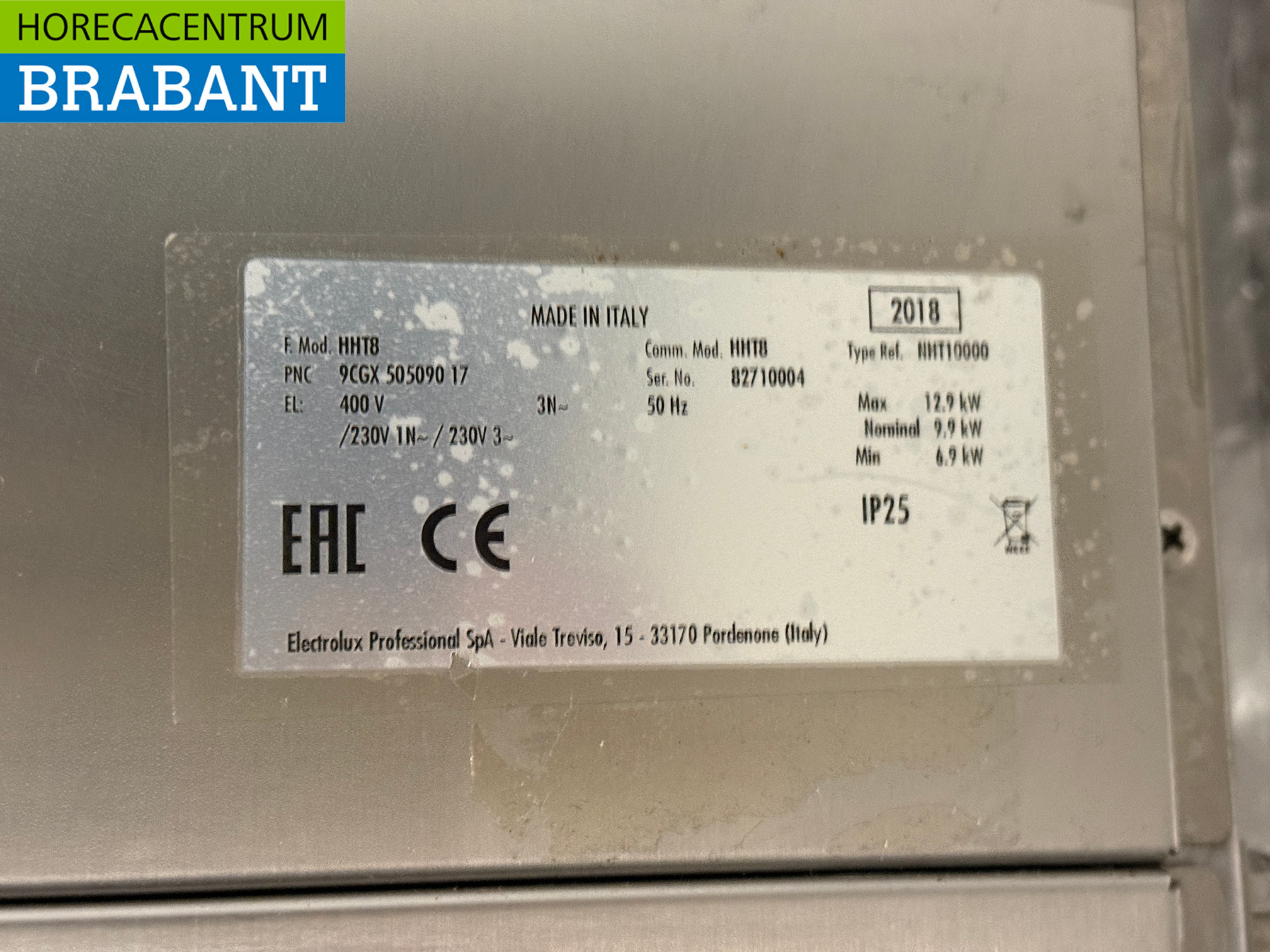 Edelstahl-Geschirrspüler Zanussi HHT8 Sliding 400V Catering – Bild 6