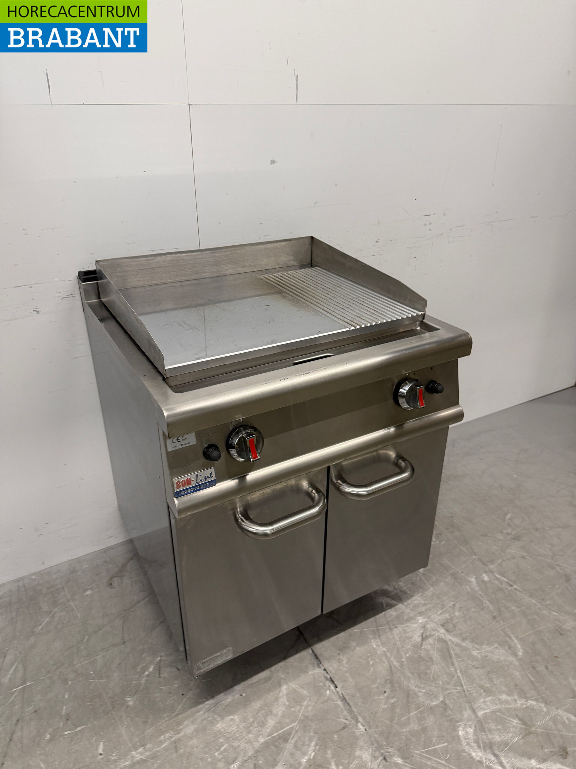 Edelstahl Bon-Line Griddle Chrom 70 cm GAS Catering – Bild 3