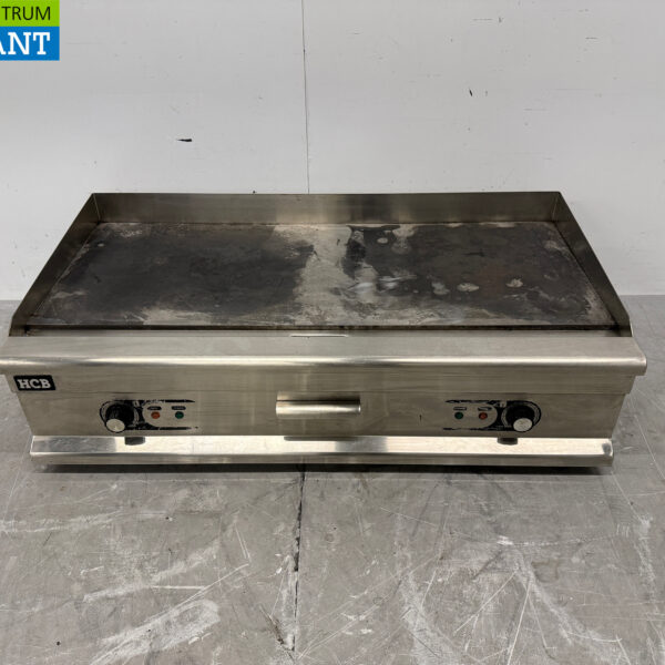 Edelstahl-Grillplatte Grillplatte Glatte Grillplatte 100 cm 400V Horeca