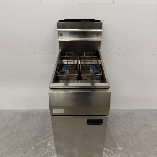 Combisteel Fritteuse aus Edelstahl 21 Liter GAS Catering