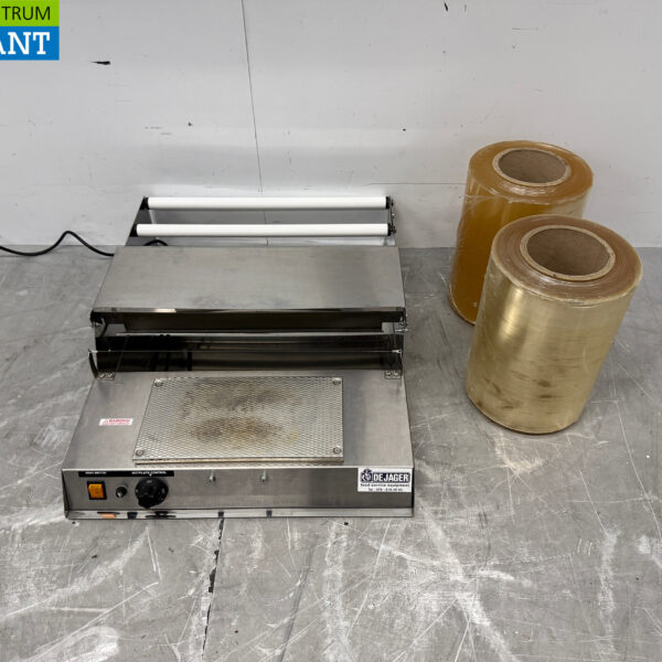 Edelstahlmantel TWS45 Folieneinschlagmaschine 230V Catering