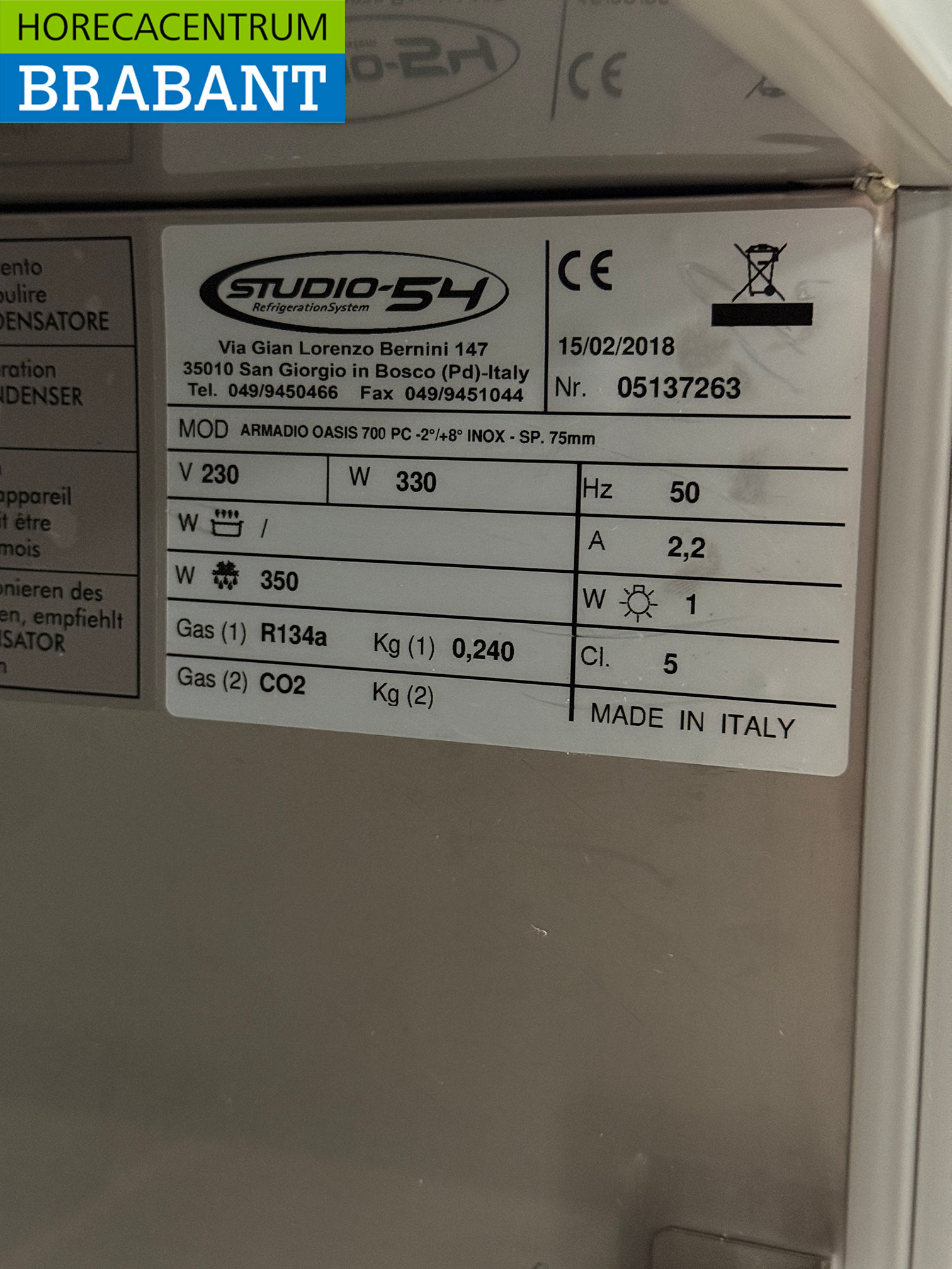 Edelstahl Konig Kühlschrank 700 Liter 230V Horeca – Bild 5