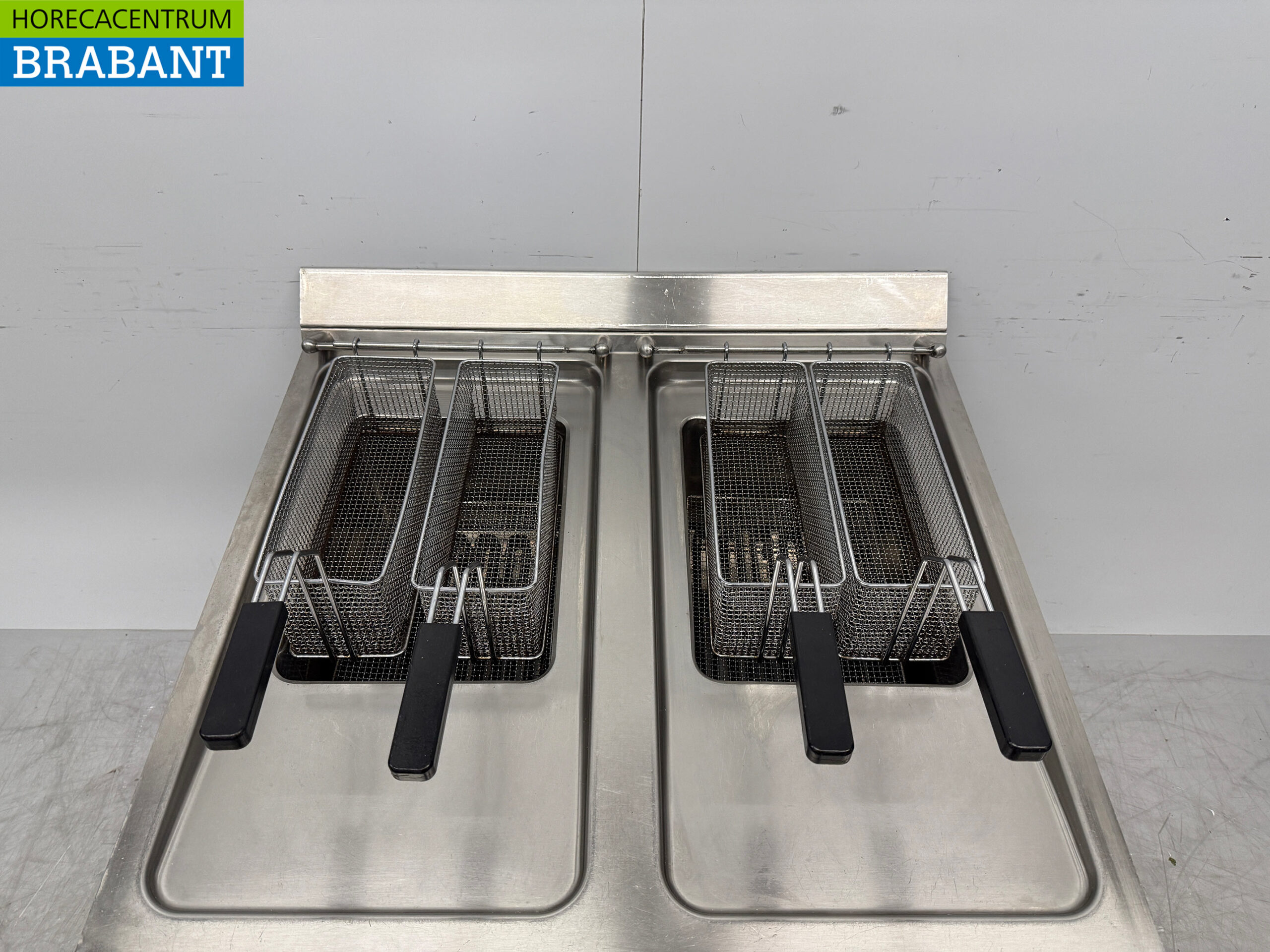 Hobart Doppelfritteuse aus Edelstahl 2 x 18 Liter 2 x 400V Horeca – Bild 4