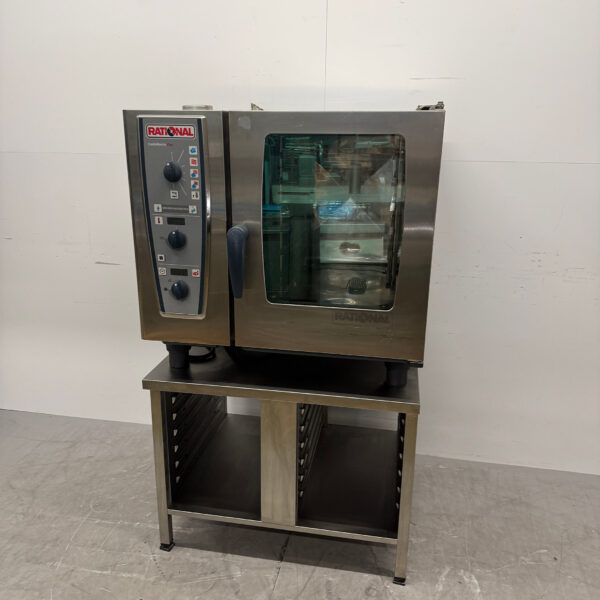 Edelstahl Rational Combimaster Plus Combisteamer 6 x 1/1 GN 400V Horeca