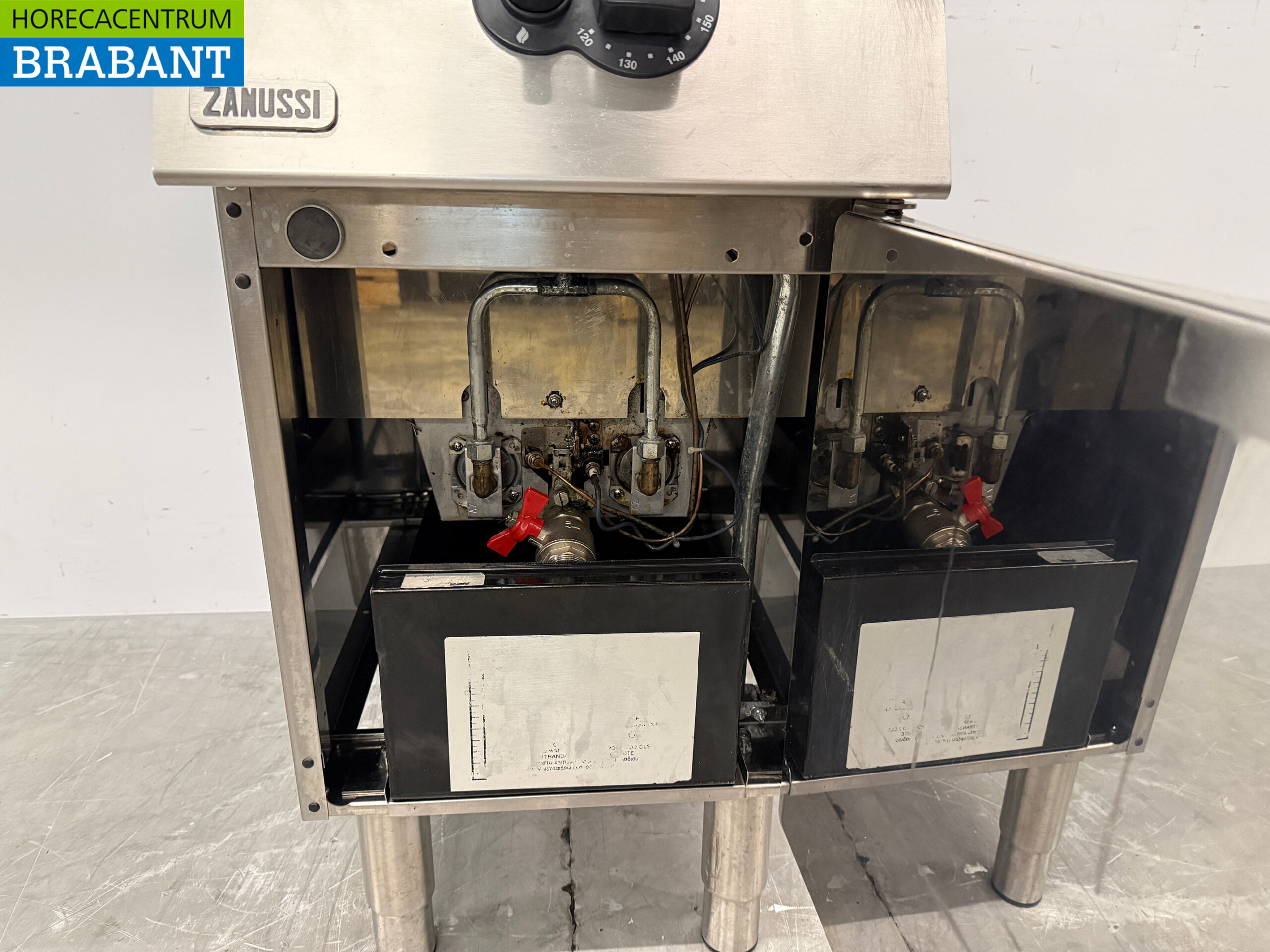 Edelstahl Zanussi Fritteuse 14 Liter GAS Catering – Bild 5