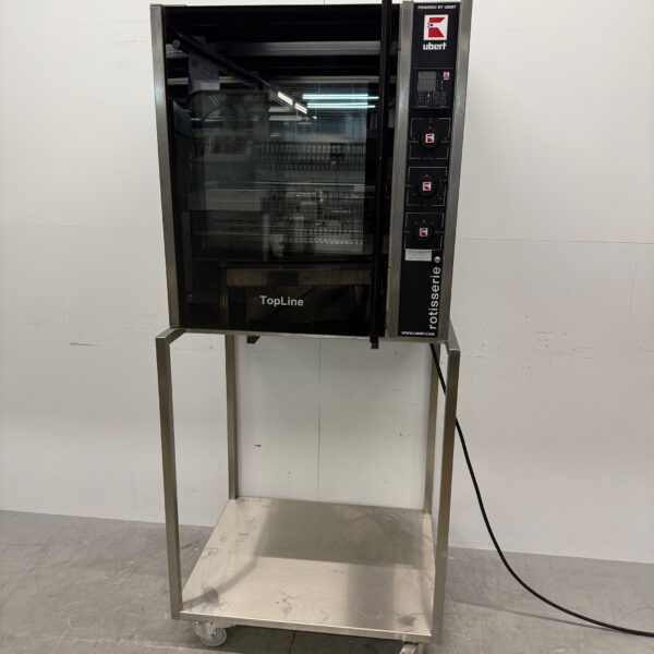 Edelstahl Ubert RT-403 Hähnchengrill Grill 6 Körbe 400V Catering