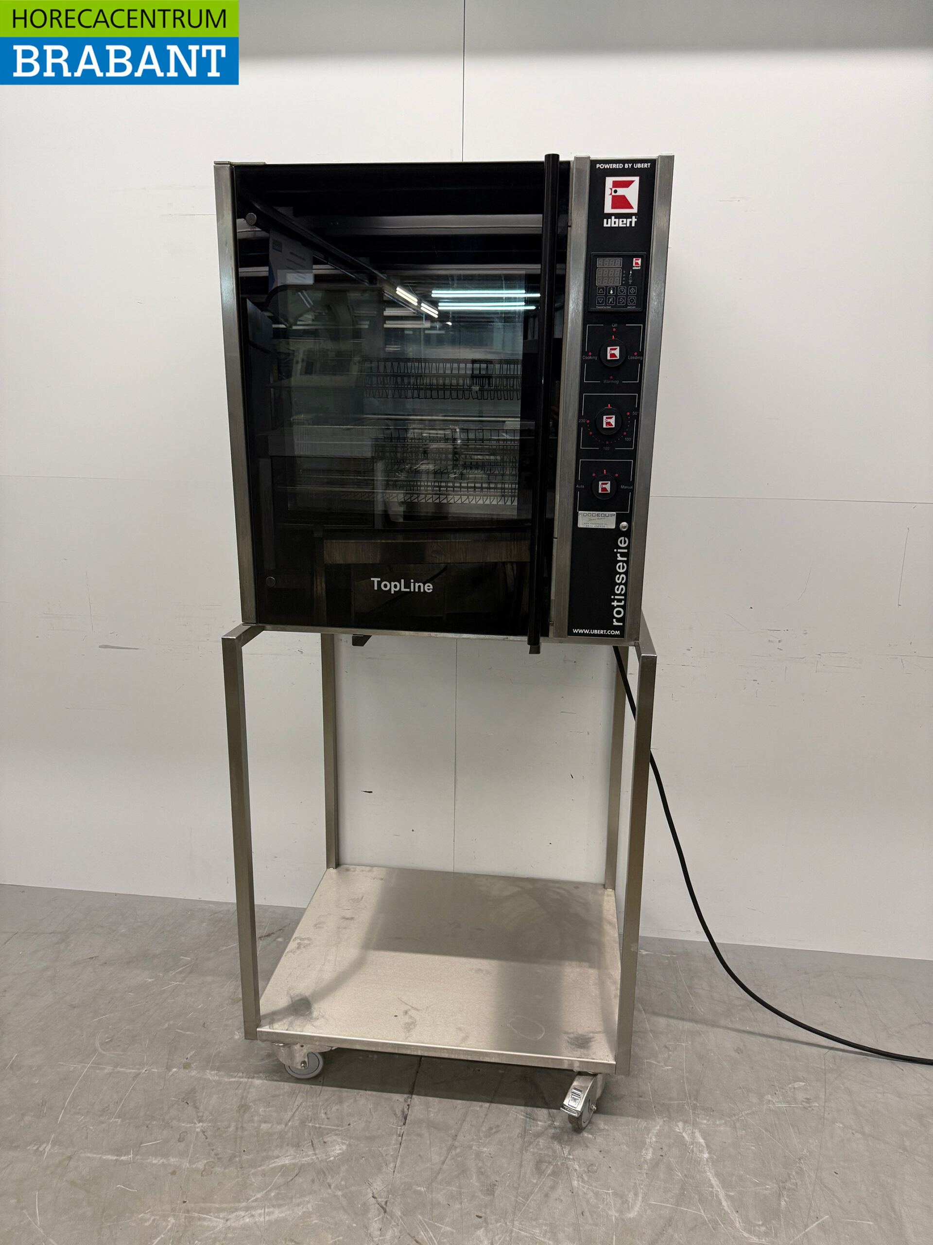Edelstahl Ubert RT-403 Hähnchengrill Grill 6 Körbe 400V Catering
