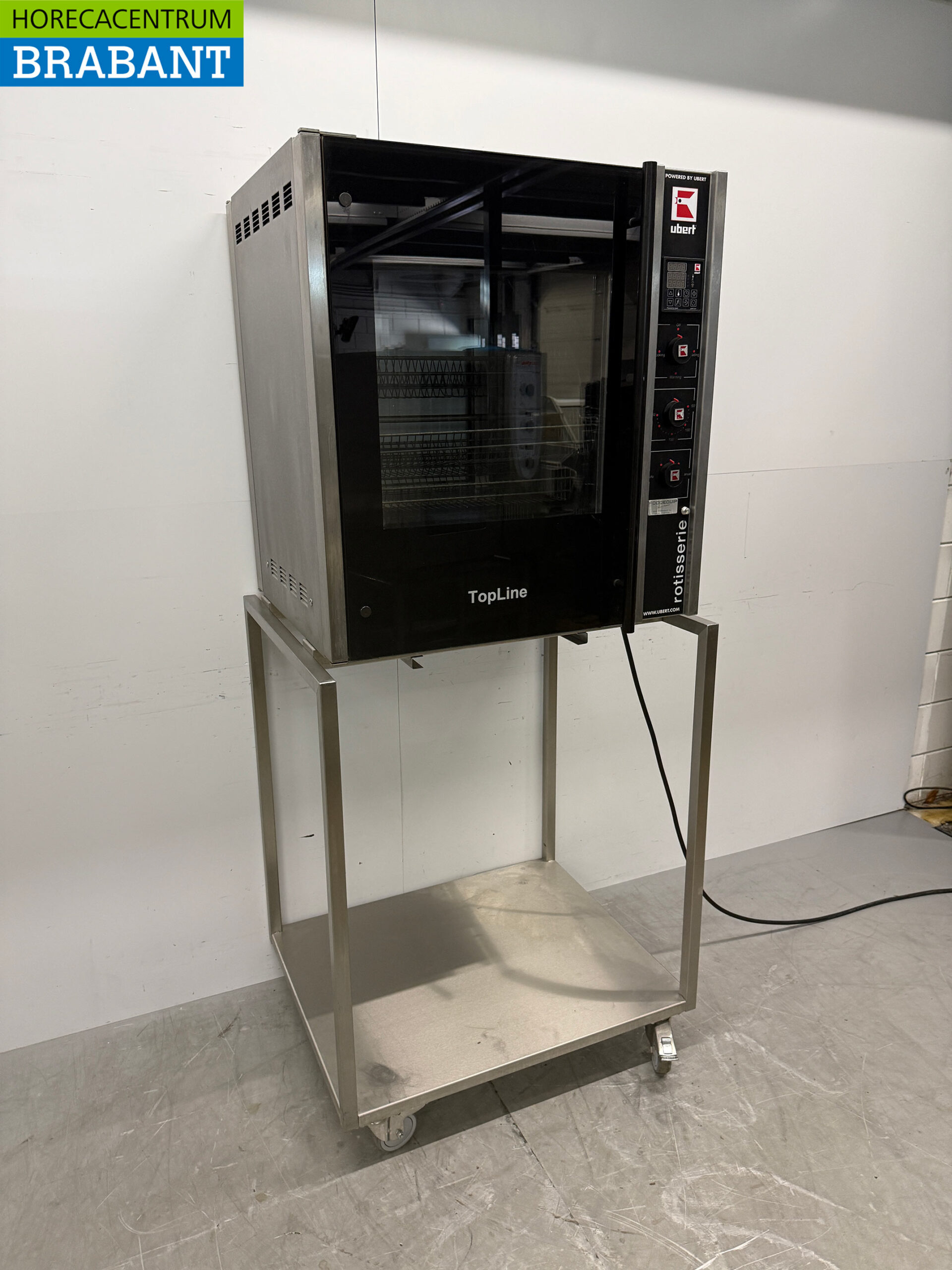 Edelstahl Ubert RT-403 Hähnchengrill Grill 6 Körbe 400V Catering – Bild 3