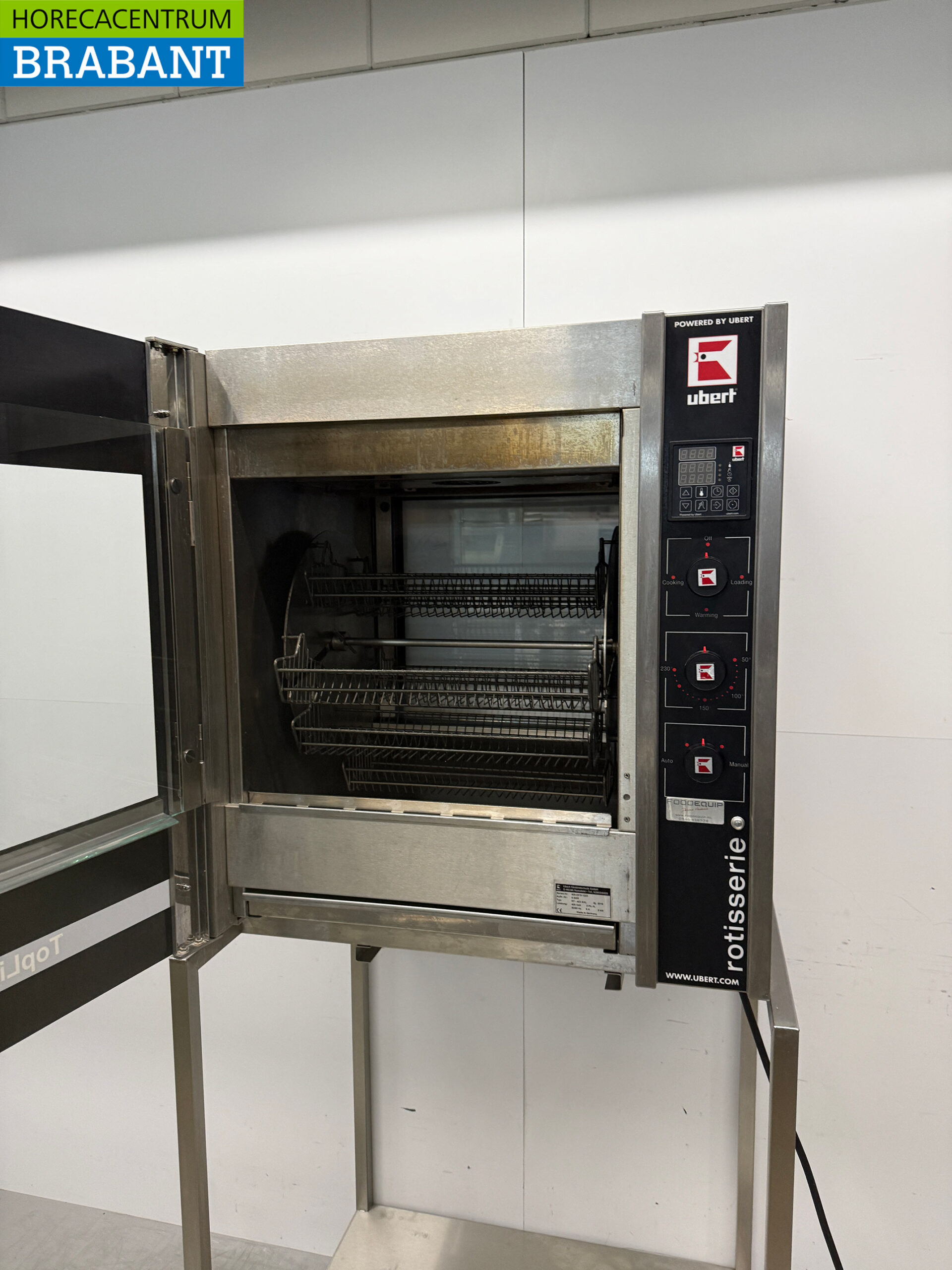 Edelstahl Ubert RT-403 Hähnchengrill Grill 6 Körbe 400V Catering – Bild 4