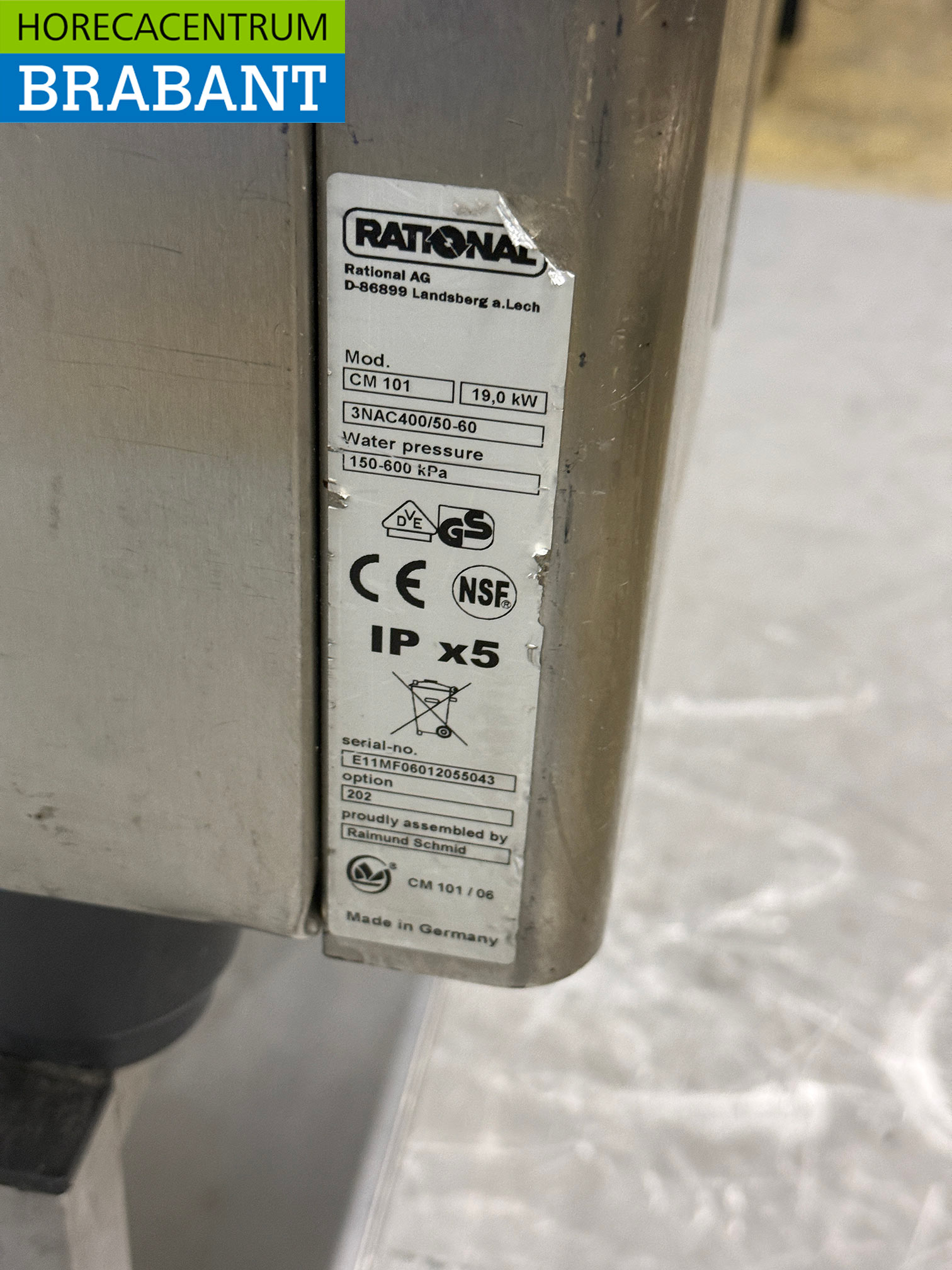 Rostfreier Stahl Rational MCM 101 Combimaster 10 x 1/1 GN 400V Horeca – Bild 7