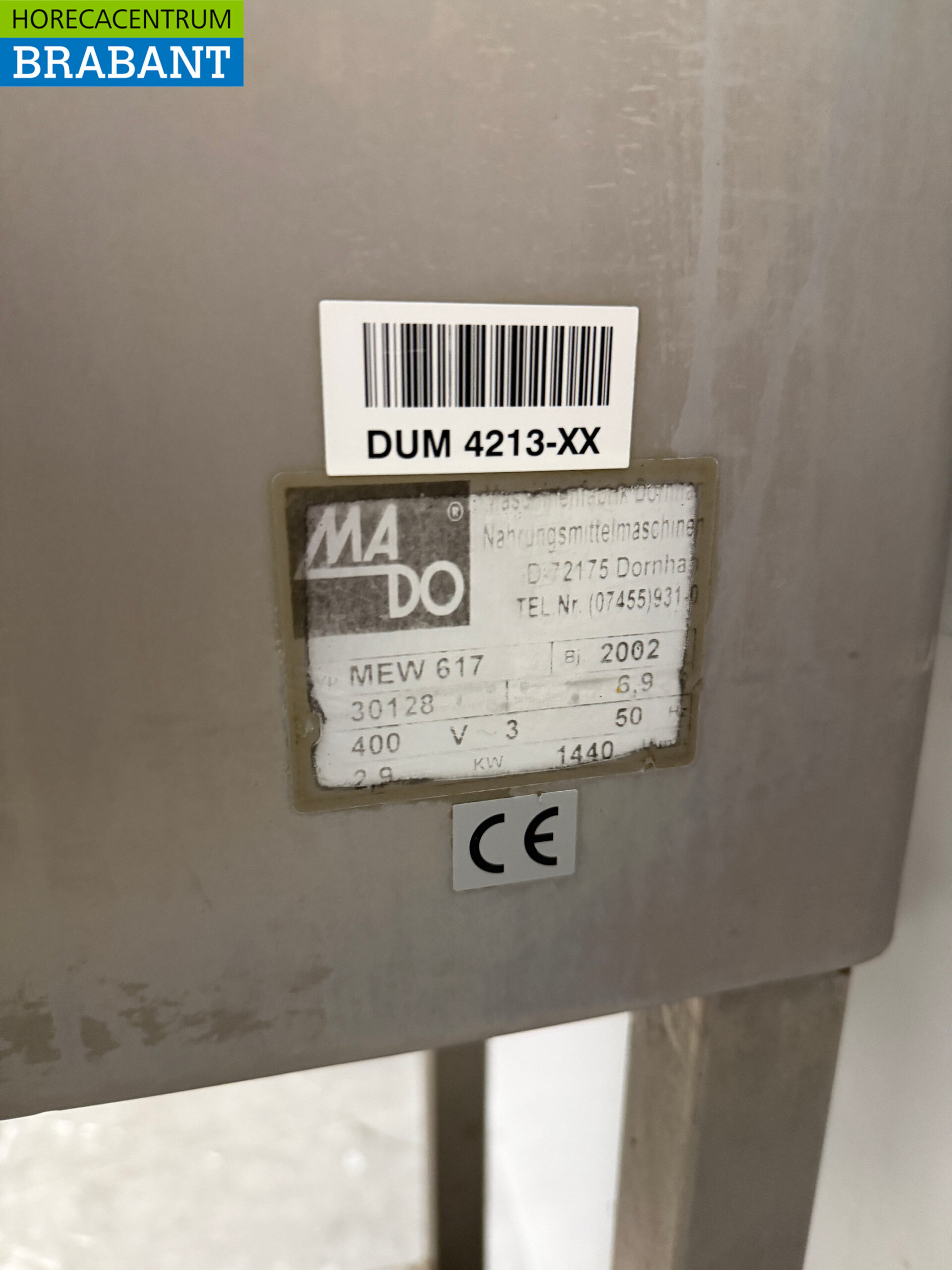 Edelstahl MADO Optimo 32 Fleischwolf Fleischwolf 400V Metzgerei – Bild 7
