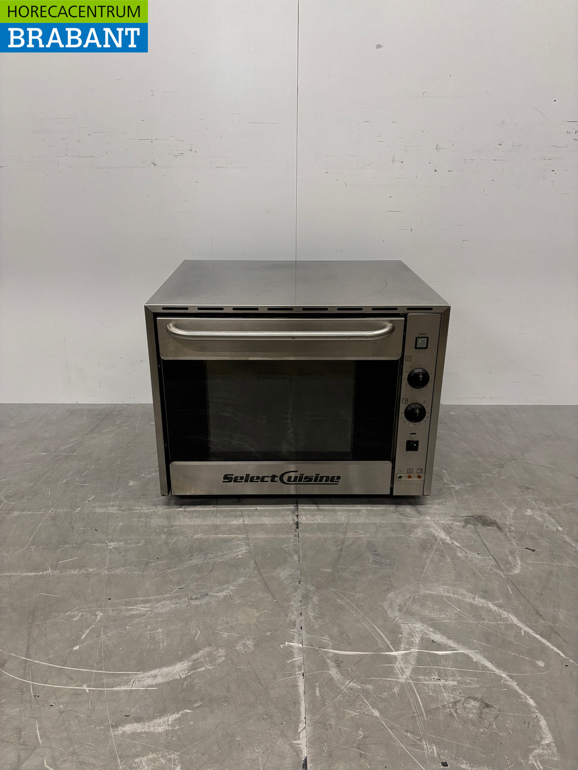 Edelstahl Select Cuisine Heißluftofen mit Grillfunktion 4 x 43/34 cm 230V Horeca