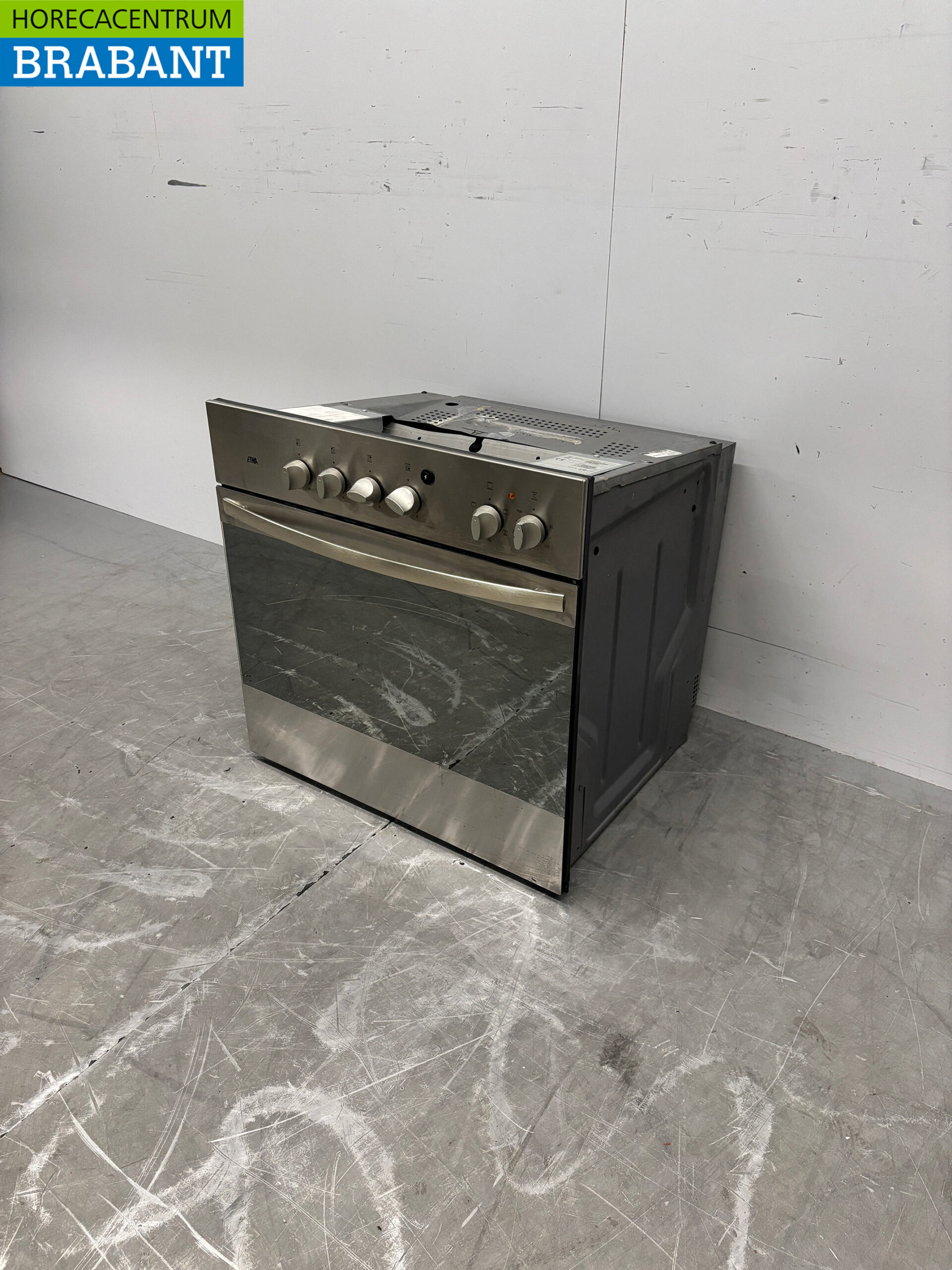 Edelstahl Etna Einbaubackofen mit Umluft 5 x 44,5/39 cm 230V Horeca – Bild 2