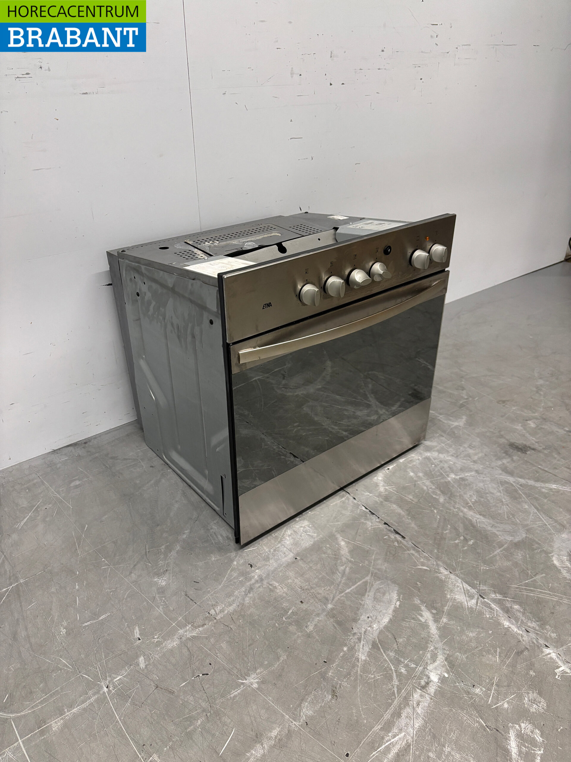 Edelstahl Etna Einbaubackofen mit Umluft 5 x 44,5/39 cm 230V Horeca – Bild 3