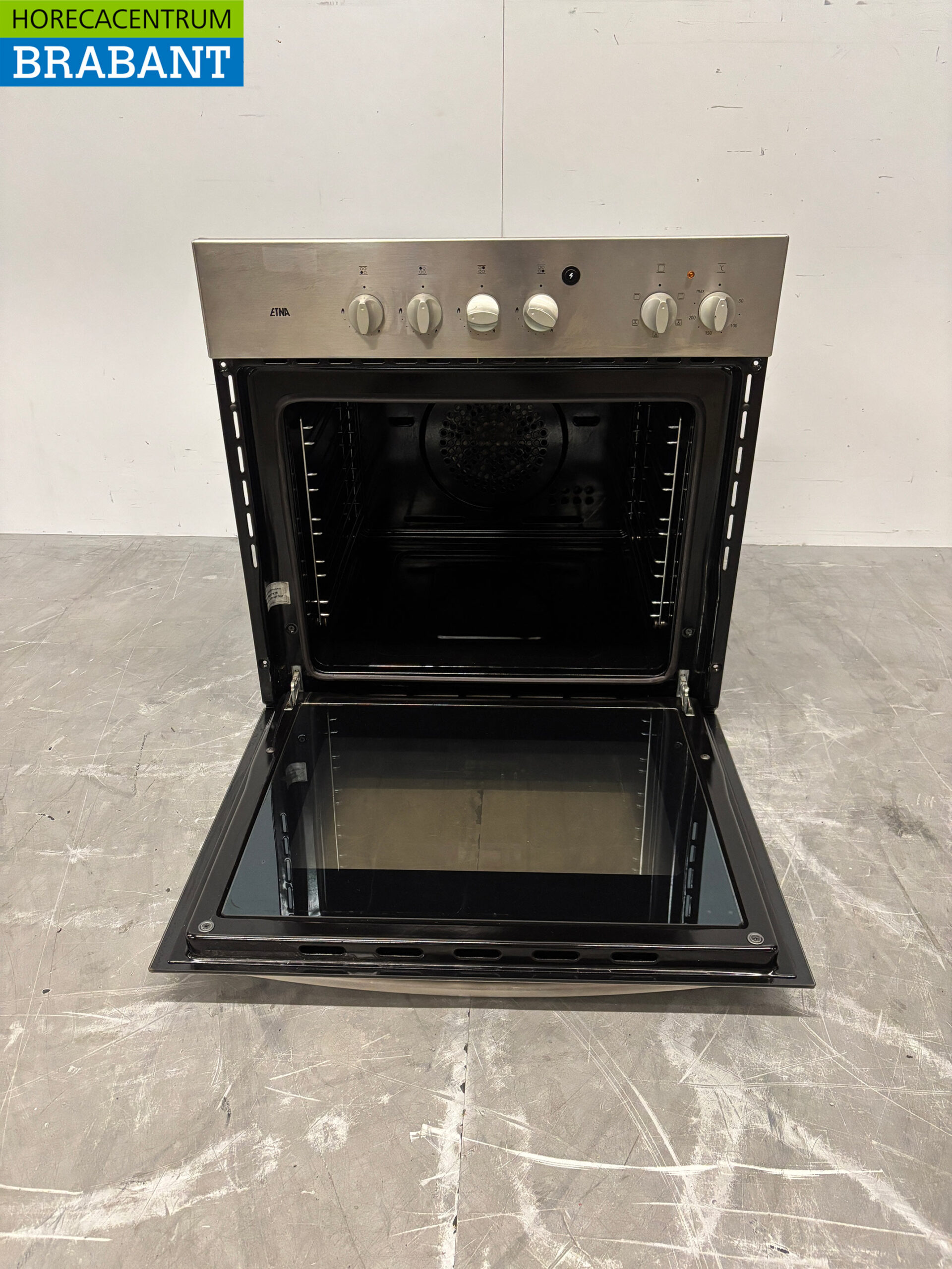 Edelstahl Etna Einbaubackofen mit Umluft 5 x 44,5/39 cm 230V Horeca – Bild 4