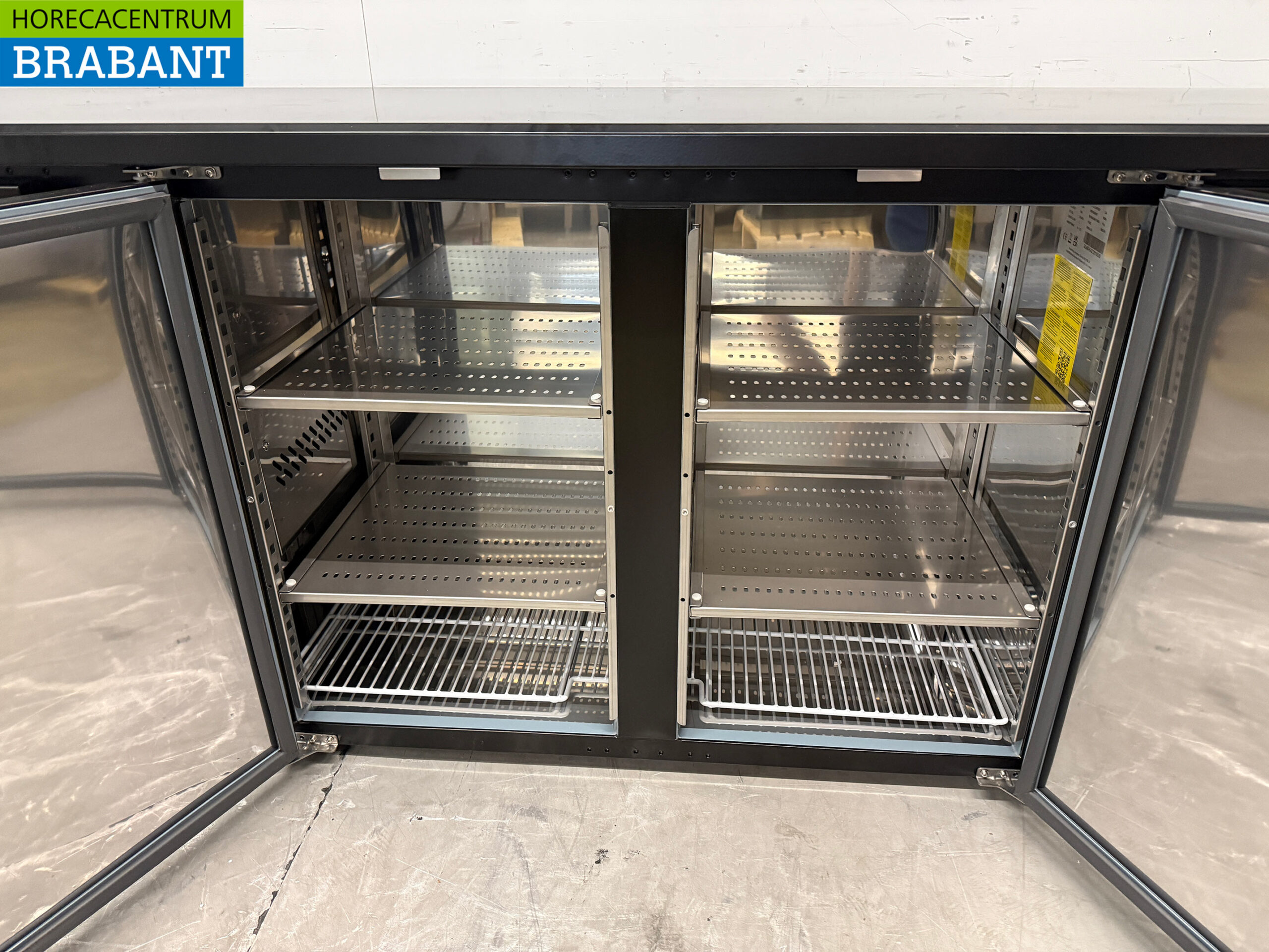 Polar Bar Kühlschrank 2 Türen und 4 Schubladen 254,2 cm 230V Horeca – Bild 5