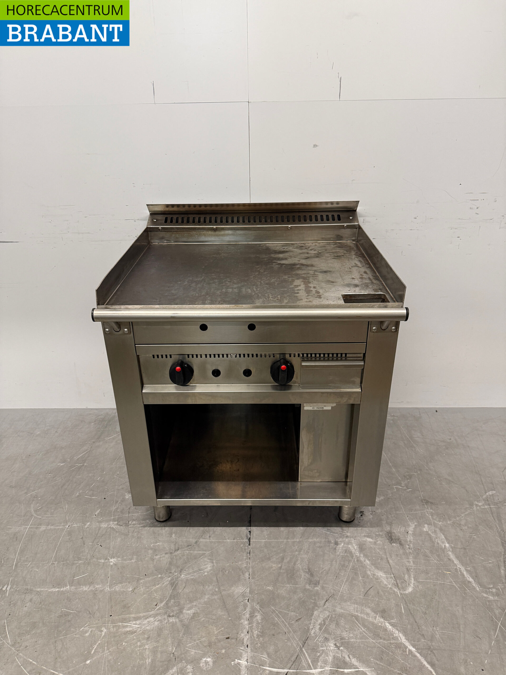 Edelstahl Casta Teppanyaki Grill Grillpfanne 80 cm GAS Horeca