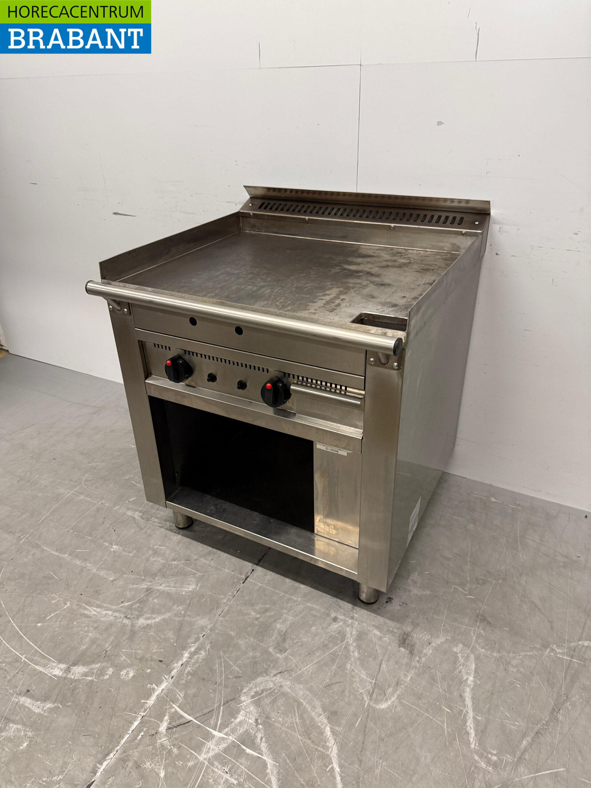 Edelstahl Casta Teppanyaki Grill Grillpfanne 80 cm GAS Horeca – Bild 2